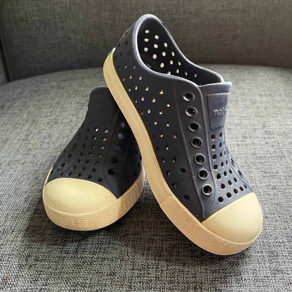 Navy Blue Jefferson Natives Childrens Shoes